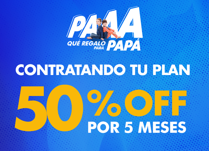 50% en cargo fijo mensual